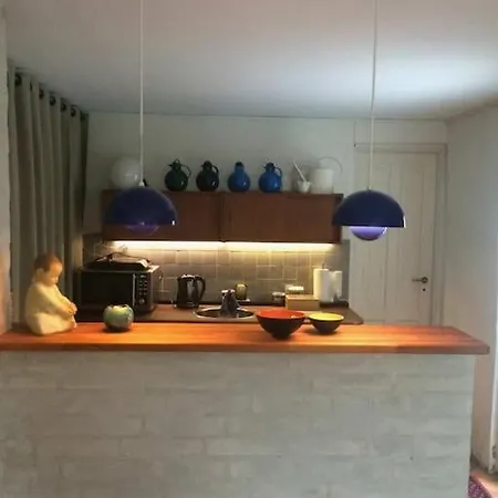 Skonne Vaerelser Med Adgang Til Pejsestue Og Have *